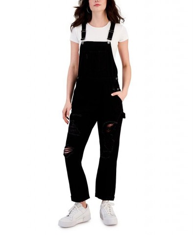 Rigid Ripped Overalls Black $19.38 Jeans