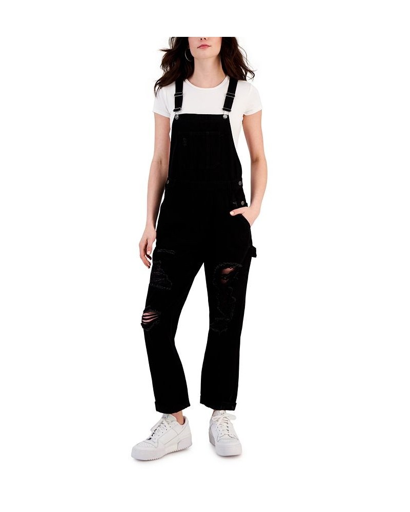 Rigid Ripped Overalls Black $19.38 Jeans