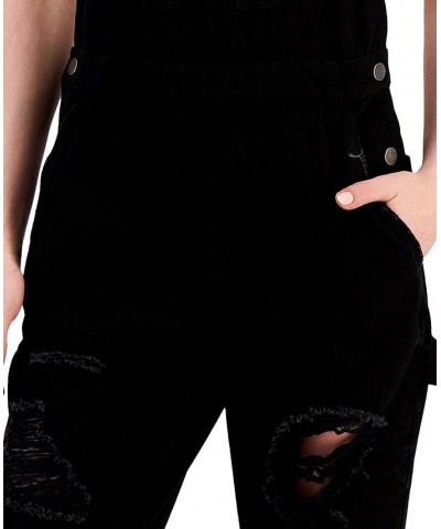 Rigid Ripped Overalls Black $19.38 Jeans