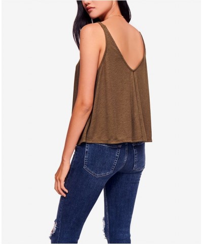 Dani V-Neck Tank Top Green $15.00 Tops