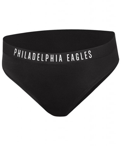 Women's Black Philadelphia Eagles All-Star Bikini Bottom Black $22.39 Swimsuits