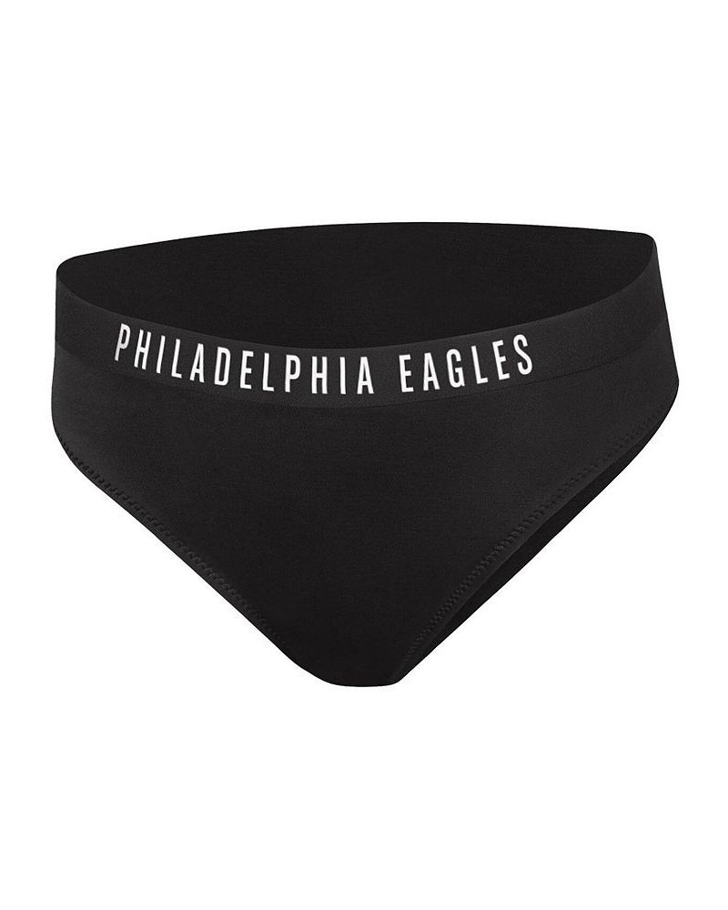 Women's Black Philadelphia Eagles All-Star Bikini Bottom Black $22.39 Swimsuits