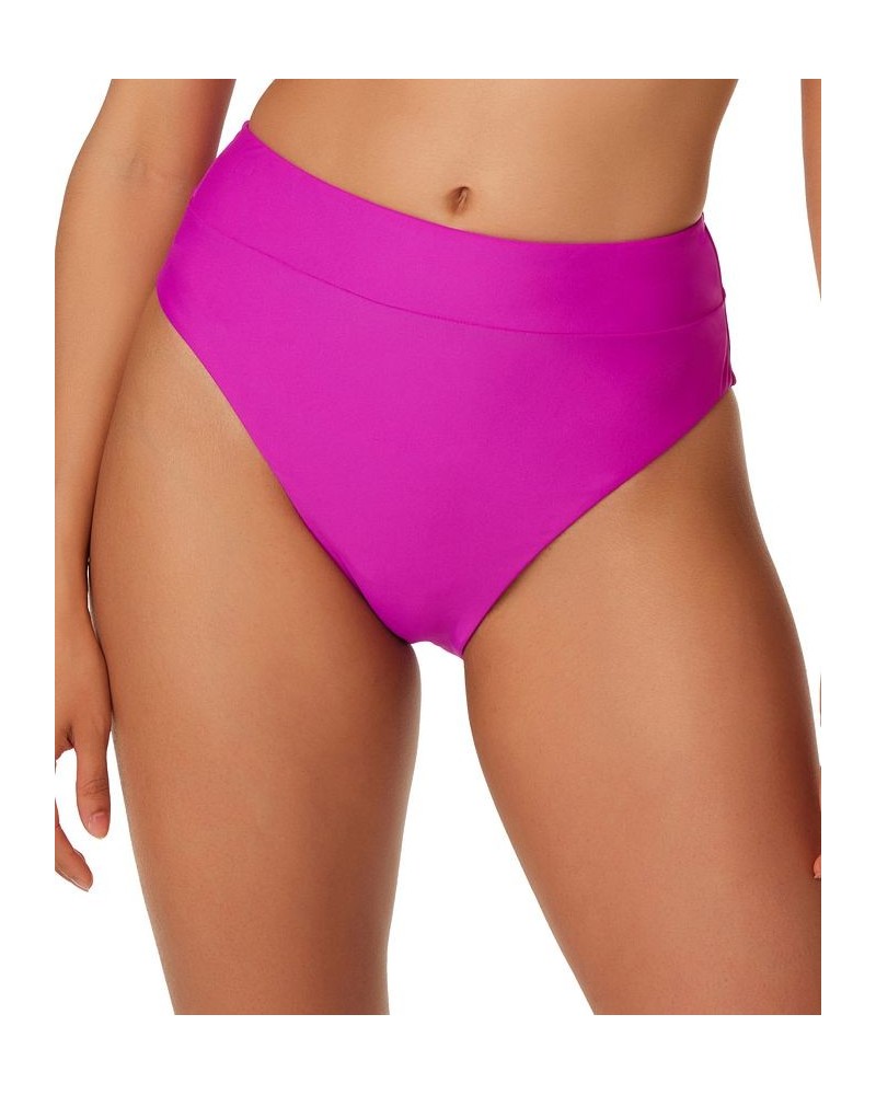 High-Rise High-Leg Bikini Briefs Pink $28.42 Swimsuits