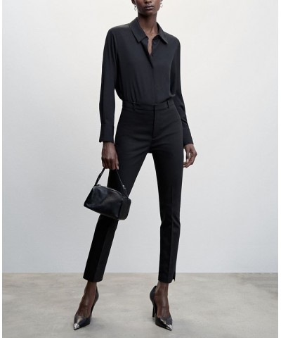 Women's Suit Slim-Fit Pants Black $28.49 Pants