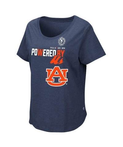 Women's Heathered Navy Auburn Tigers PoWered By Title IX T-shirt Heathered Navy $18.89 Tops