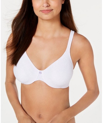 Passion for Comfort 2-Ply Seamless Underwire Bra 3383 Lilac Rose Print $12.40 Bras
