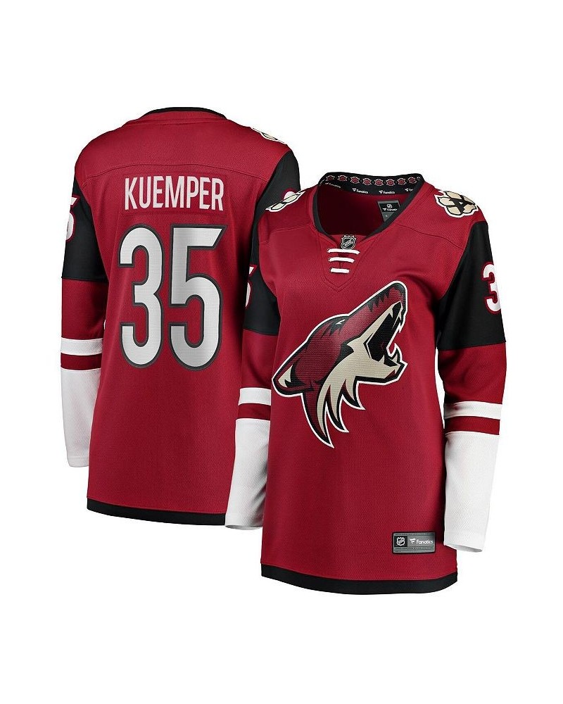 Women's Darcy Kuemper Garnet Arizona Coyotes Home Premier Breakaway Player Jersey Garnet $52.80 Jersey