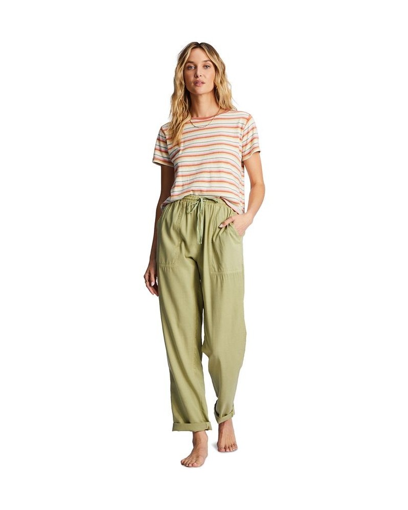 Juniors' Beachy Keen Pants Green $24.95 Pants