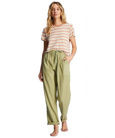 Juniors' Beachy Keen Pants Green $24.95 Pants