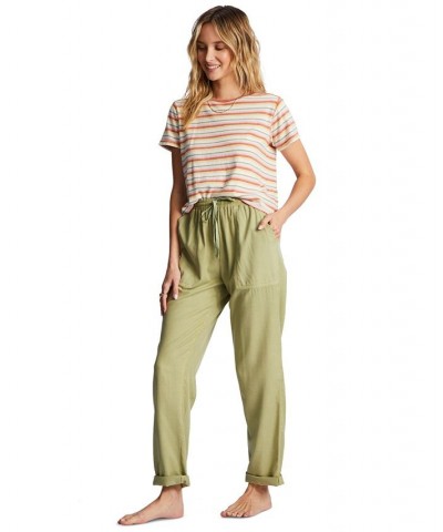 Juniors' Beachy Keen Pants Green $24.95 Pants