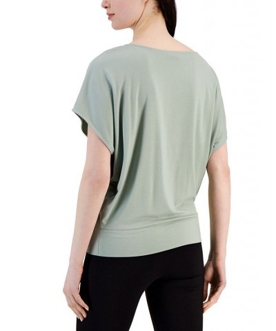 Petite Banded-Hem Top Brookside Moss $16.33 Tops