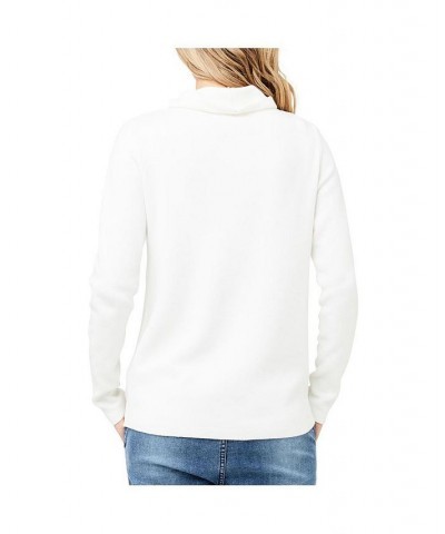 Women's Cassie Cross Over Nursing Knit Off White $43.70 Sweaters