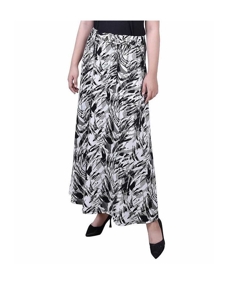 Women's Maxi Length Skirt Black Zebraduo $18.88 Skirts