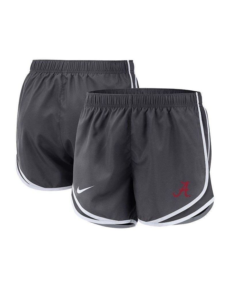 Women's Anthracite Alabama Crimson Tide Team Tempo Performance Shorts Anthracite $27.13 Shorts