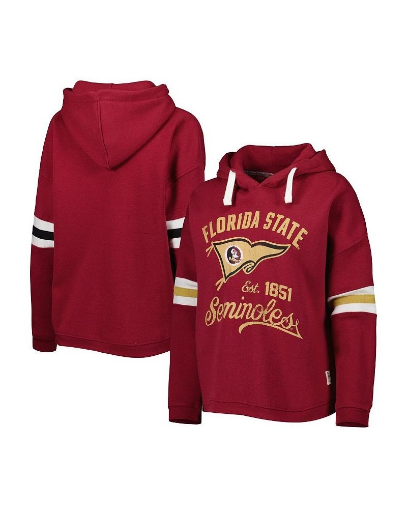 Women's Garnet Florida State Seminoles Super Pennant Pullover Hoodie Garnet $36.00 Sweatshirts