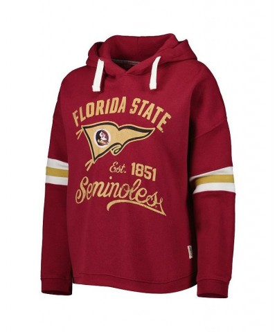 Women's Garnet Florida State Seminoles Super Pennant Pullover Hoodie Garnet $36.00 Sweatshirts