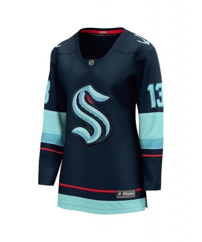 Women's Brandon Tanev Deep Sea Blue Seattle Kraken Home Premier Breakaway Player Jersey Deep Sea Blue $79.20 Jersey