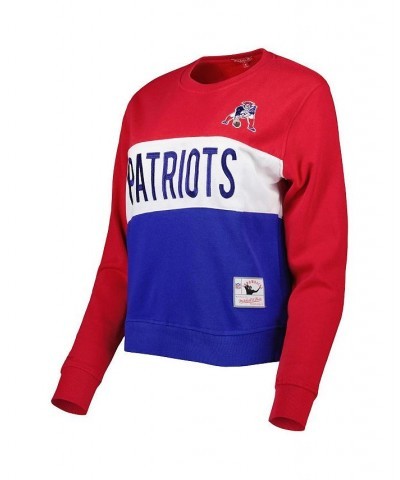 Women's Royal Red New England Patriots Color Block Pullover Sweatshirt Royal, Red $36.75 Sweatshirts