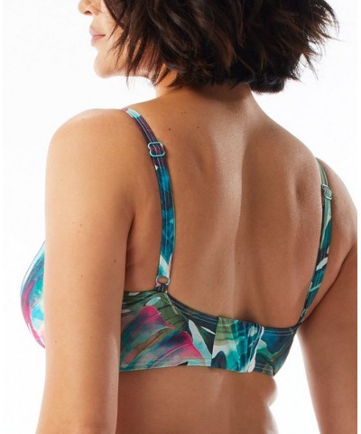 Women's Contours Diamond Wrap Bikini Top Multi $51.94 Swimsuits