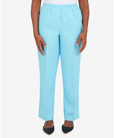 Women's Classics Classic Fit Short Pull On Pants Blue Mist $21.78 Pants