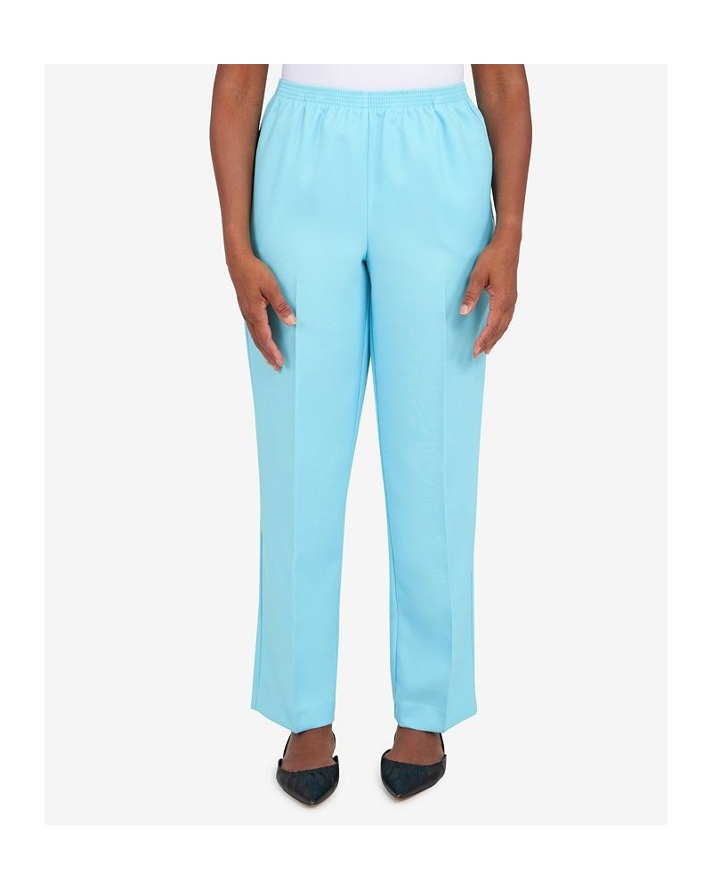 Women's Classics Classic Fit Short Pull On Pants Blue Mist $21.78 Pants