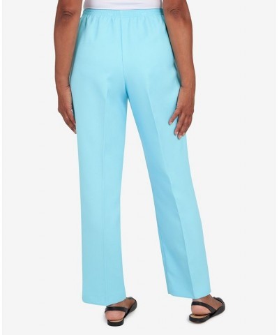 Women's Classics Classic Fit Short Pull On Pants Blue Mist $21.78 Pants