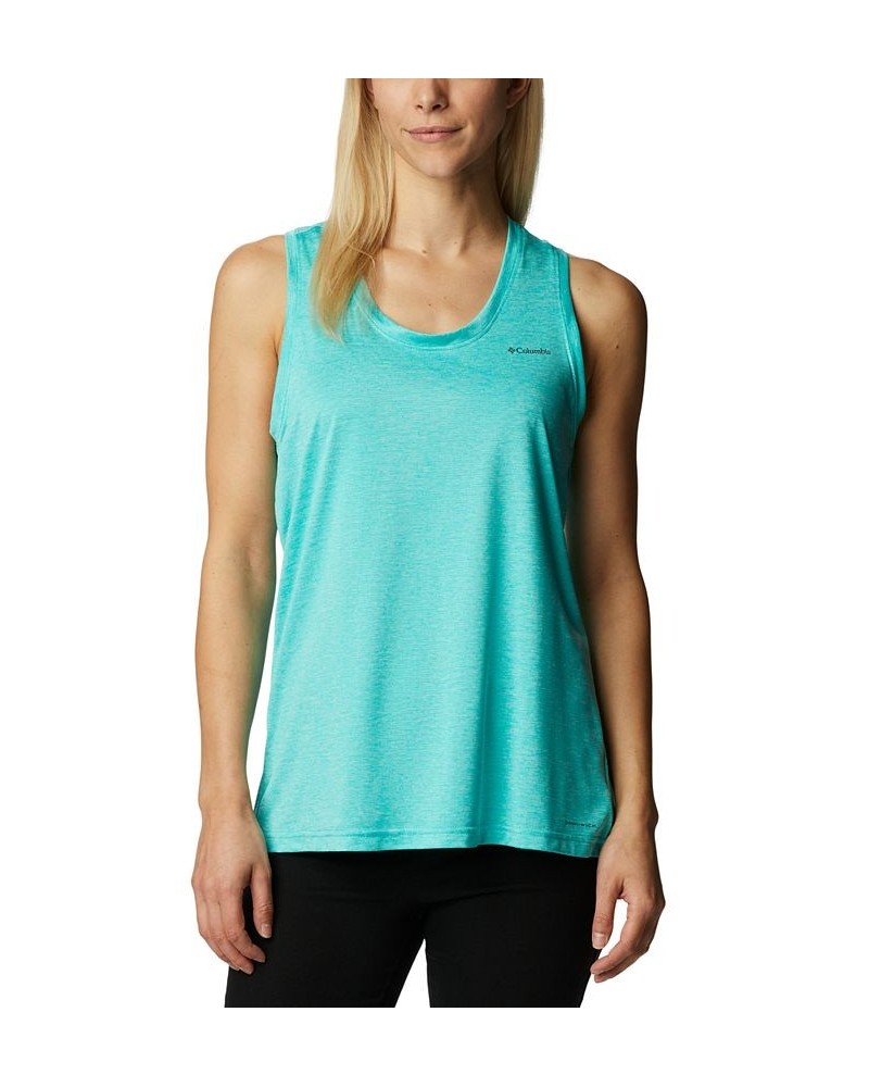 Women's Hike Tank Top Blue $18.00 Tops