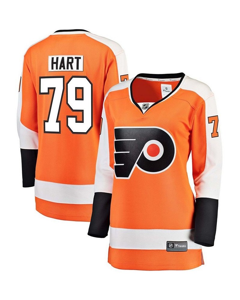 Women's Carter Hart Philadelphia Flyers Orange Home Premier Breakaway Player Jersey Orange $62.70 Jersey