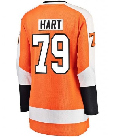 Women's Carter Hart Philadelphia Flyers Orange Home Premier Breakaway Player Jersey Orange $62.70 Jersey