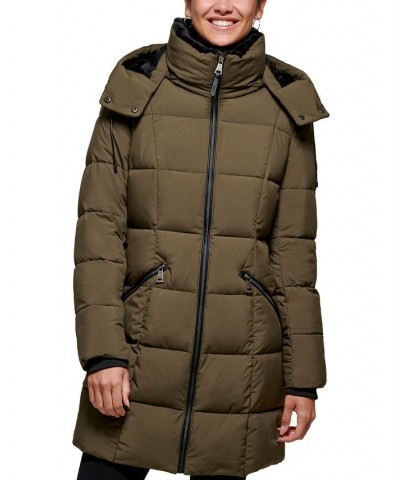Women's Hooded Puffer Coat Loden $77.90 Coats