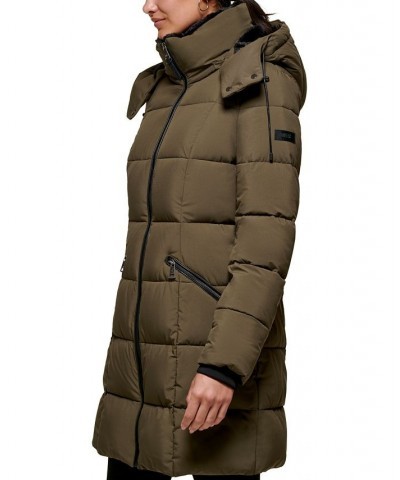 Women's Hooded Puffer Coat Loden $77.90 Coats