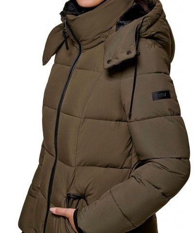 Women's Hooded Puffer Coat Loden $77.90 Coats