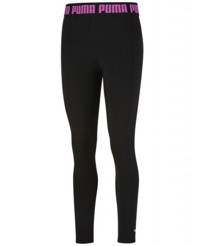 Women's Strong Training Leggings Puma Black-electric Orchid $19.61 Pants