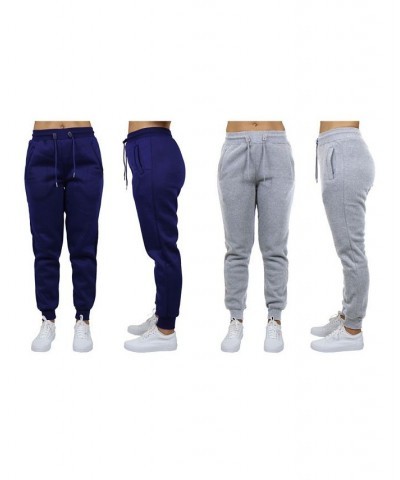 Women's Loose Fit Fleece Jogger Sweatpants Pack of 2 Grey - Charcoal $27.00 Pants