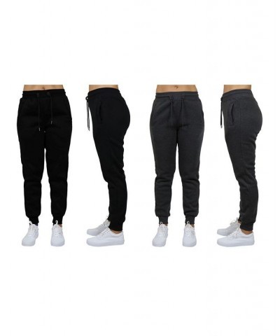 Women's Loose Fit Fleece Jogger Sweatpants Pack of 2 Grey - Charcoal $27.00 Pants