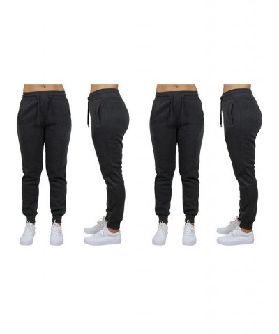 Women's Loose Fit Fleece Jogger Sweatpants Pack of 2 Grey - Charcoal $27.00 Pants