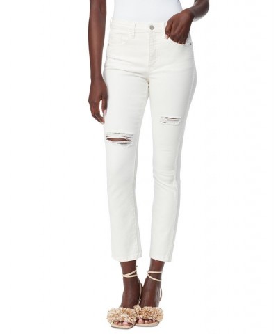 Women's Linnie High-Rise Kick Flare Jeans White $35.11 Jeans