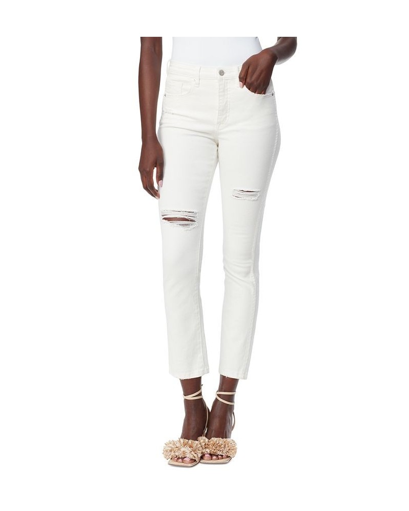 Women's Linnie High-Rise Kick Flare Jeans White $35.11 Jeans