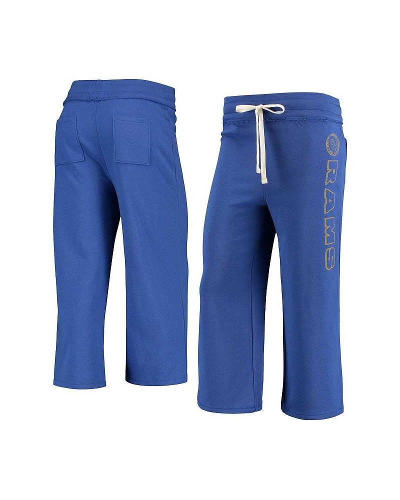 Women's Royal Los Angeles Rams Cropped Pants Royal $31.50 Pants