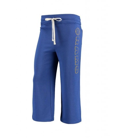 Women's Royal Los Angeles Rams Cropped Pants Royal $31.50 Pants