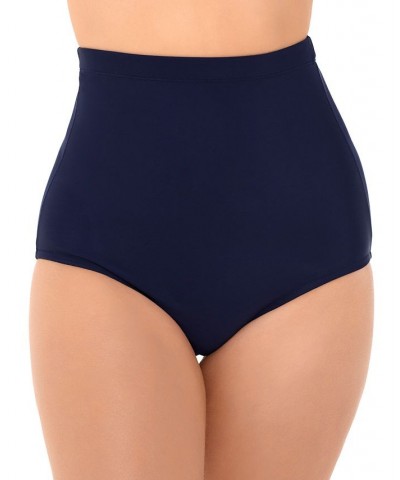 Women's Printed Square-Neck Tankini & Solid Swim Shorts Navy $44.00 Swimsuits