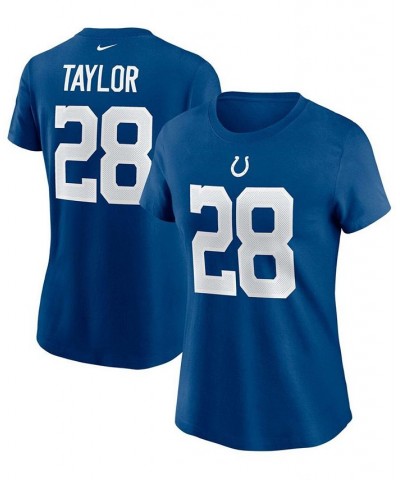 Women's Jonathan Taylor Royal Indianapolis Colts Name Number T-shirt Royal $22.00 Tops