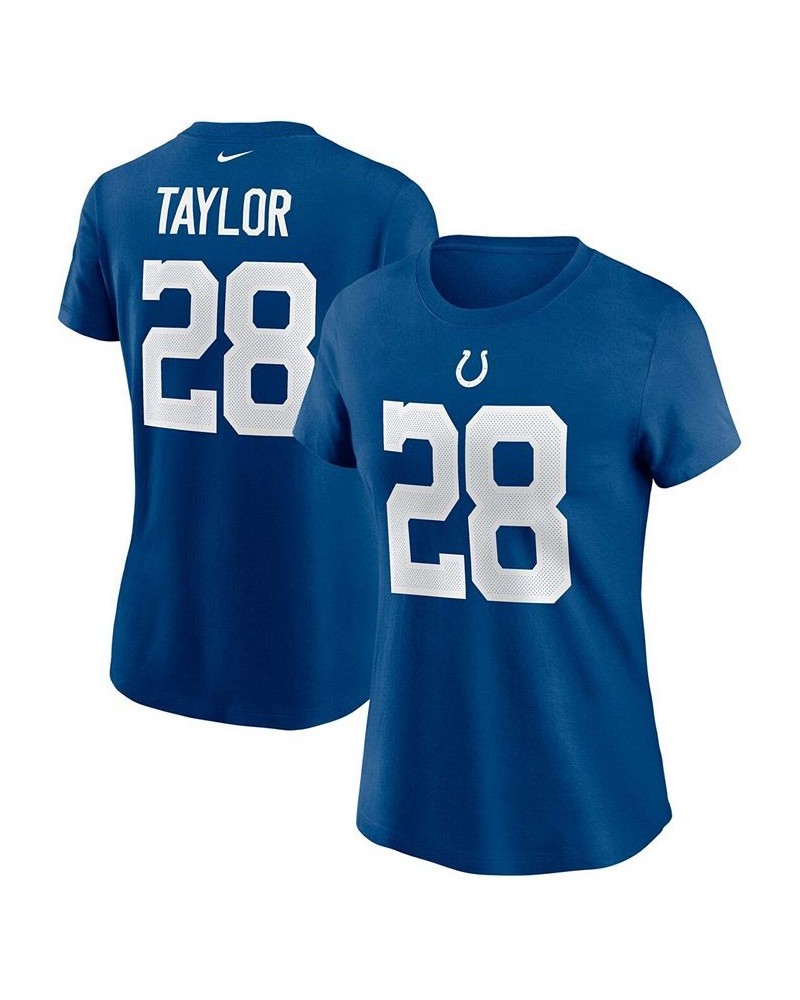 Women's Jonathan Taylor Royal Indianapolis Colts Name Number T-shirt Royal $22.00 Tops