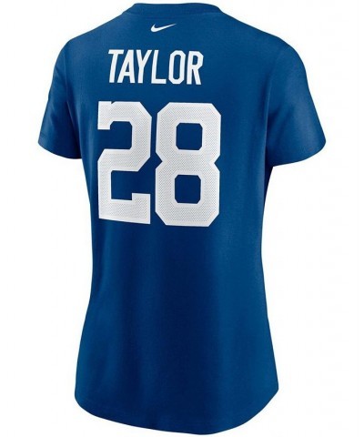 Women's Jonathan Taylor Royal Indianapolis Colts Name Number T-shirt Royal $22.00 Tops