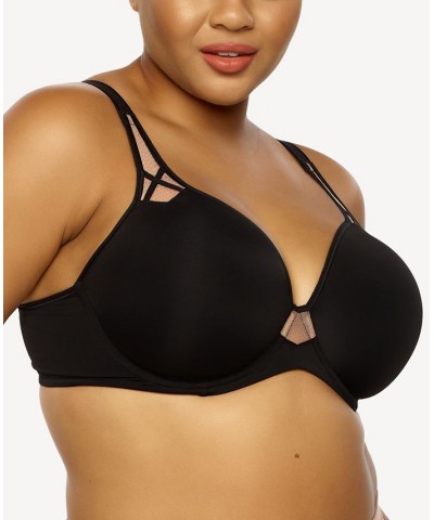 Plus Size Amaranth Lightweight Lightly Lined Underwire Bra Black $19.23 Bras