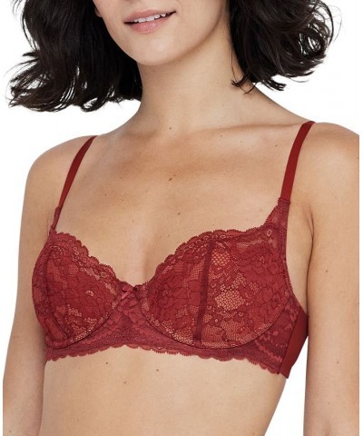 Women's Minx Balconette T-Shirt Bra 322100 Red $22.26 Bras