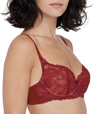 Women's Minx Balconette T-Shirt Bra 322100 Red $22.26 Bras