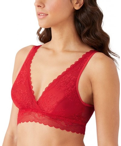 b.tempt’d by Wacoal Women's No Strings Attached Lace Bralette Red $14.43 Bras