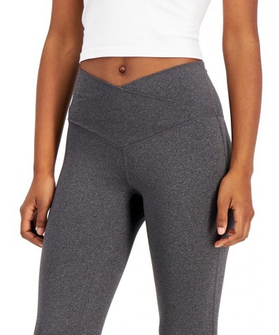 On Repeat Crossover-Waist 7/8th Length Legging Gray $12.53 Pants