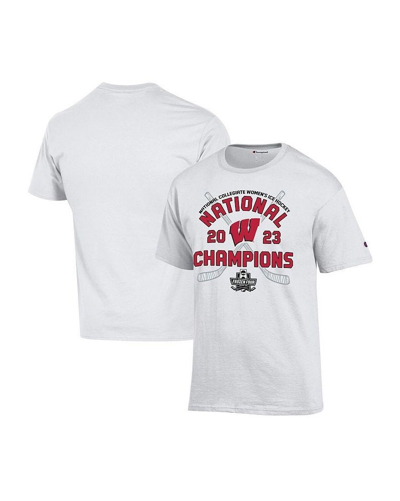 White Wisconsin Badgers 2023 NCAA Women's Ice Hockey National Champions Locker Room T-shirt White $16.80 Tops